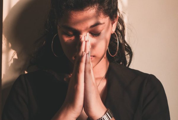 Woman choosing her spiritual path
